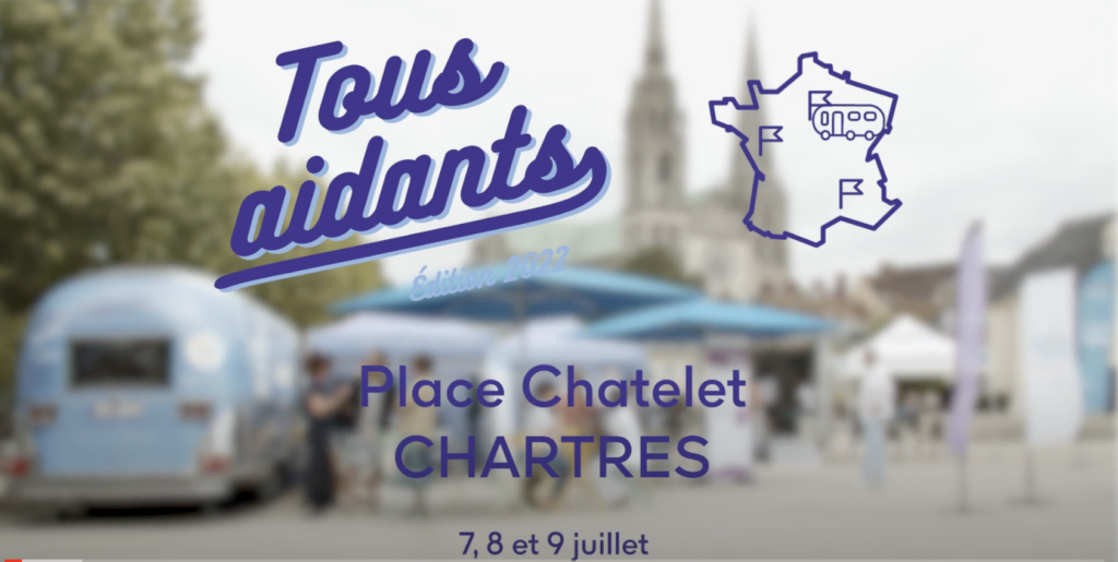 tous aidants édition 2022 place chatêlet 7, 8 et 9 juillet