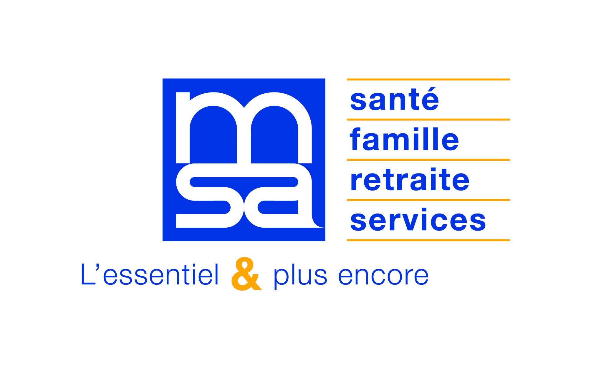 logo msa santé famille retraite services l'essentiel et plus encore